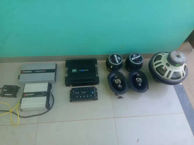 Som automotivo, aceito cartão