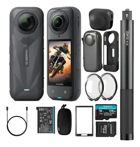 Câmera Insta360 X5 8k Kit Completo Nfe Garantia No Brasil
