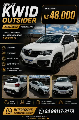 Renault Kwid Outsider 1.0 Flex 12V 5P Mec. 2022