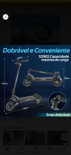 Honeywhale T5 Patinete Elétrico Adulto, 750w*2 Scooter Elétrica