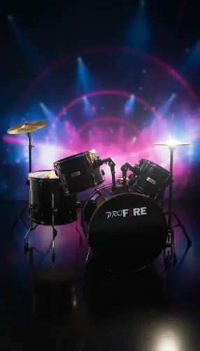 Bateria Acústica ProFire Completa - Usada