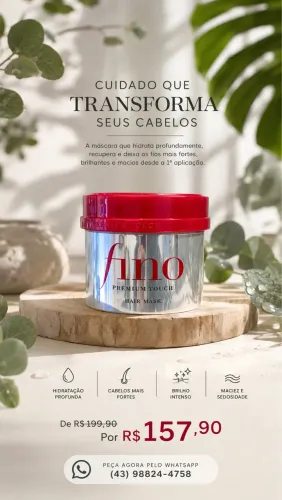 Fino Máscara Capilar