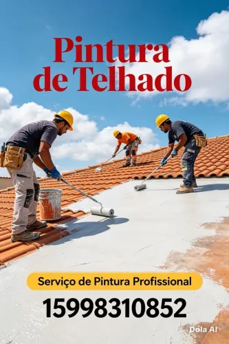 Pintura de telhado,ou lavagem 