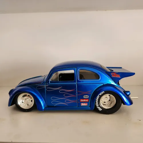 Fusca Miniatura 1959 VOLKSWAGEN DRAG BEETLE 1/24 VW BUG DIECAST V-DUBS JADA TOYS