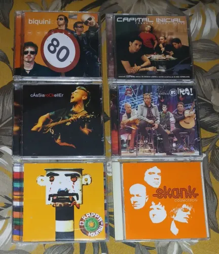 SALDÃO: Lote de Cds Rock Nacional (6 Cds)