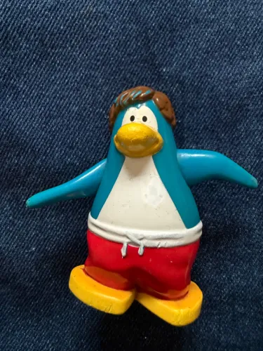 Boneco Club Penguin Topcau Pinguim Clube (Usado)