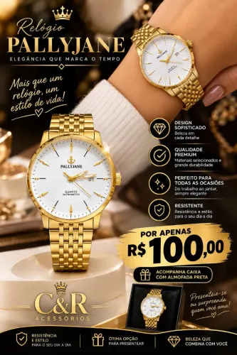 Relógio feminino 100.00