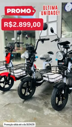 Moto Eletrica Scooter ágil bateria removível não precisa de CNH ! 