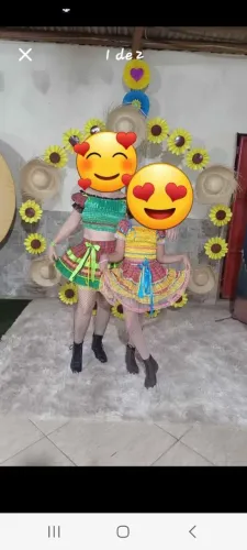 Vestido junina tal mãe tal filha