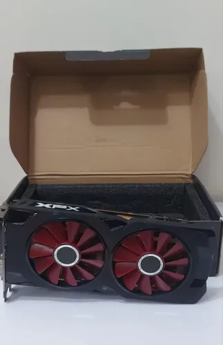 Rx 570 4gb XFX Excelente Não é 550 560 580 8gb gtx 1660 6gb...
