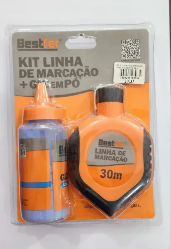 Kit Linha de Marcação + Giz em Pó