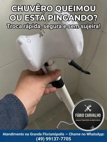 Troca chuveiro rápido