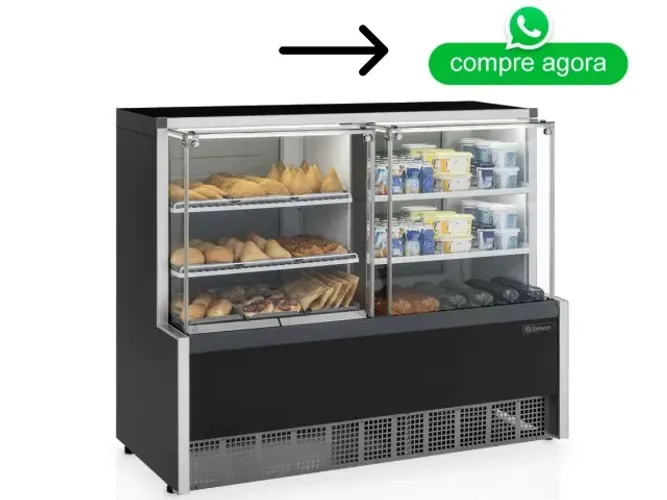 Balcão Refrigerado/Estufa 1,40 metros Gelopar Novo