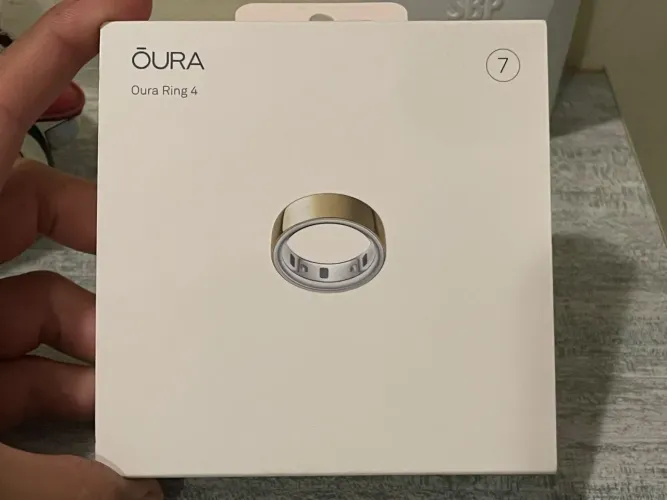 Smart Ring Oura Ring 4 - Gold - Tamanho 7