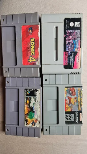4 JOGOS SUPER NINTENDO por $ 195,00