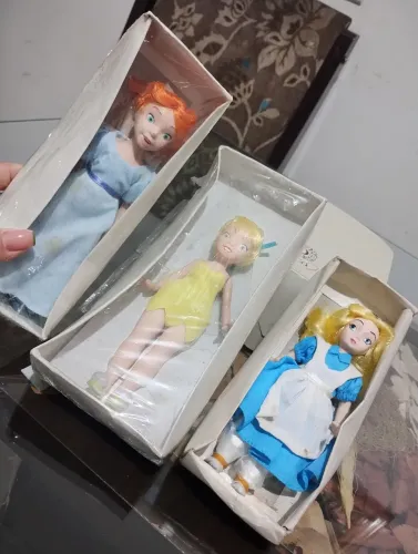 Lote com 3 princesa de porcelana