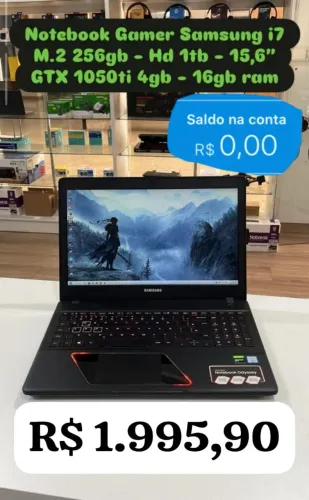 NOTEBOOK GAMER SAMSUNG ODYSSEY 