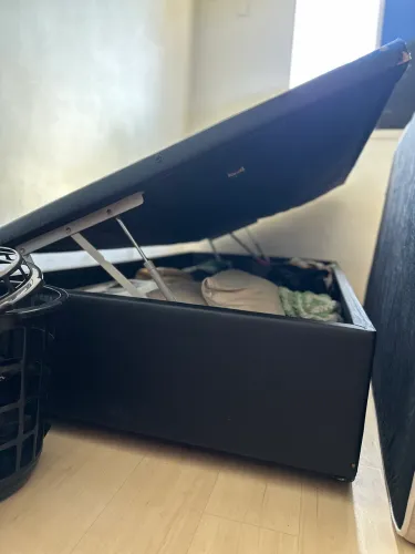 CAMA SOLTEIRÃO COM BAÚ