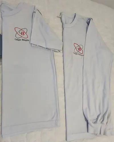 Uniforme Colégio Biângulo camisa manga longa