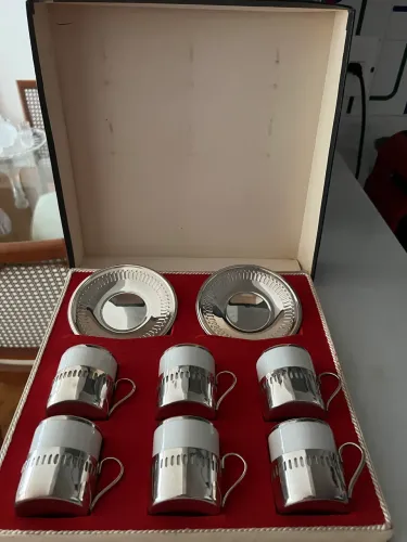 Conjunto de xícaras de café