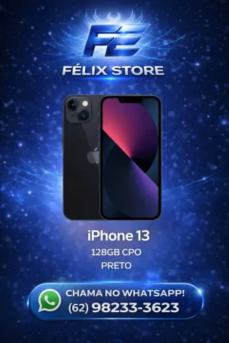 iPhone 13 128GB CPO Preto - Garantia Apple