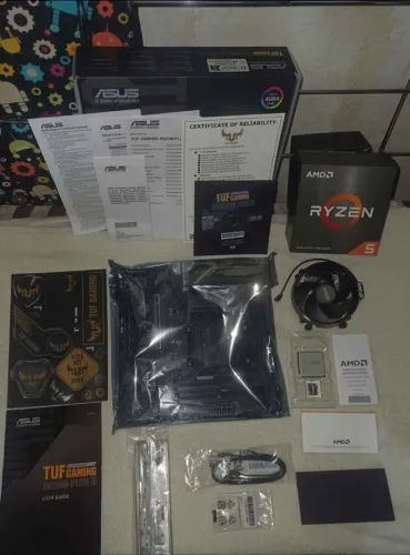 Ryzen 5500 e placa A520M-PLUS II