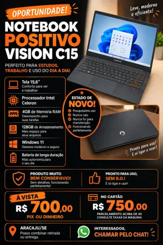 NOTEBOOK POSITIVO VISION C15