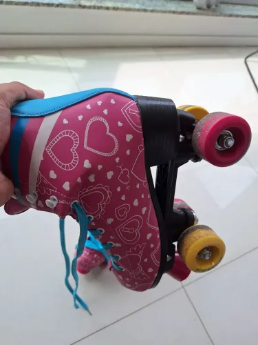 Patins heart quad roller modelo retrô