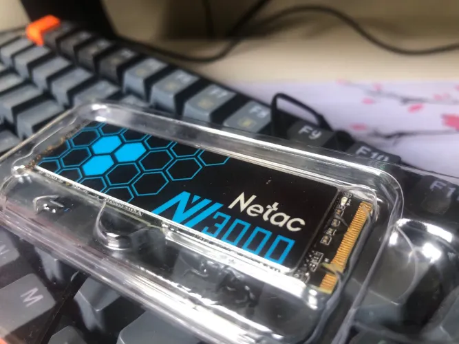 SSD Netac NV3000 500GB NVMe M.2 Novo, Nunca Usado.