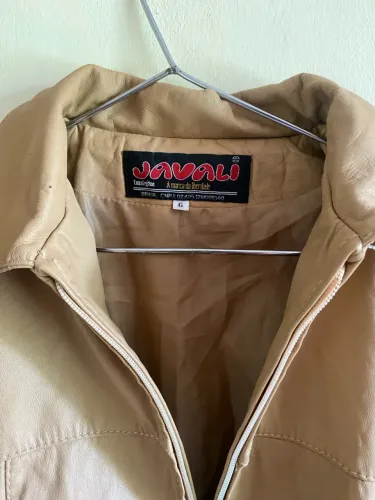 Jaqueta de Couro Javali Original - Tamanho G