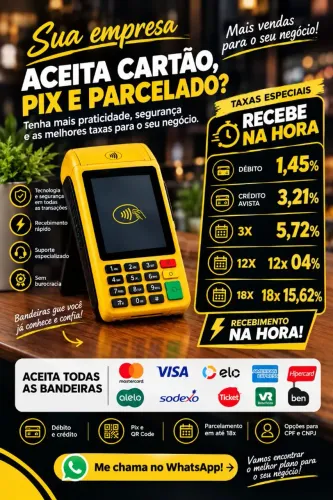 Máquina de cartão PagSeguro