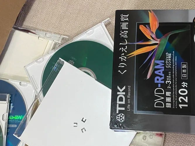 Pack de 10 unidades de DVD RAM TDK 