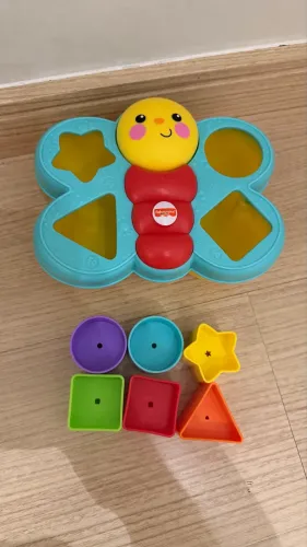 Brinquedo de Encaixe - Encaixa Borboleta - Colorido - Fisher-Price