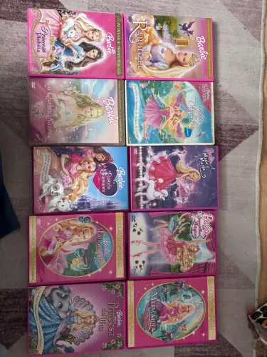 Coleção de dvds da Barbie LOTE