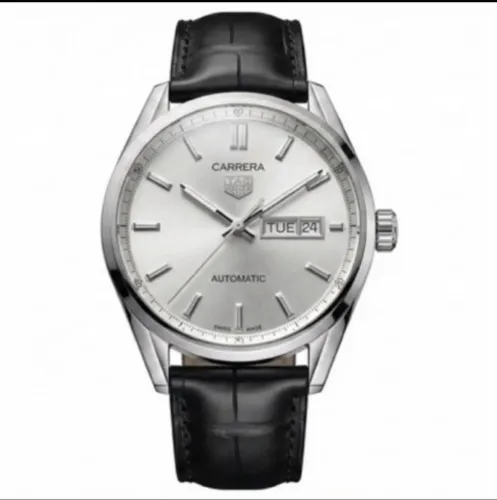 Relogio Tag Carrera masculino - Automatico - couro - 41mm - Prm AAA+
