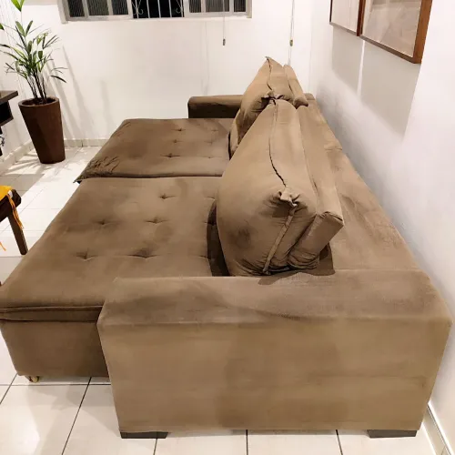 DOAÇÃO - Sofá retrátil e reclinável 3,02m