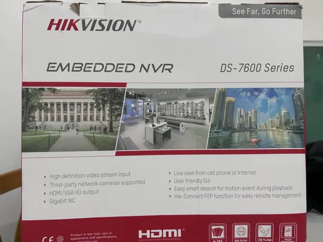 NVR 16 CANAIS 4K 2HDS 16 POE - DS-7616NXI-K2/16P - HIKVISION