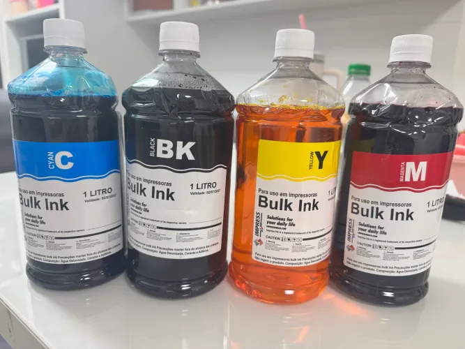 Kit 4 litros tinta impressora (lacrado) Epson