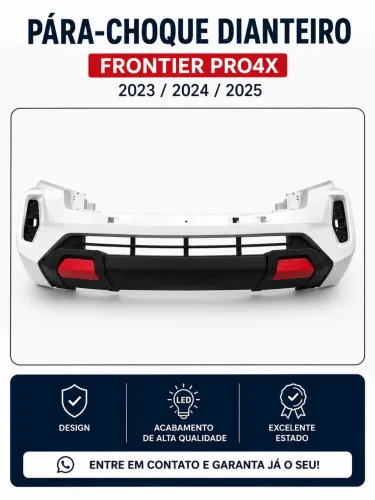 Pára-choque dianteiro da Frontier Pro4x 2023/2024/2025