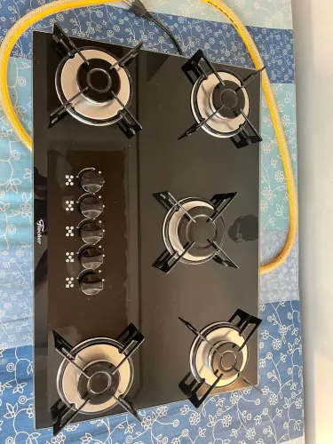 Cooktop Fisher 5 bocas sem uso