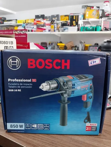 Furadeira de impacto gsb 16 RE Bosch 850w 13mm