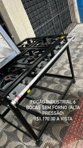 Fogão industrial alta pressão 