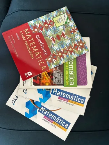 Kit 4 livros Matemática Ensino Médio
