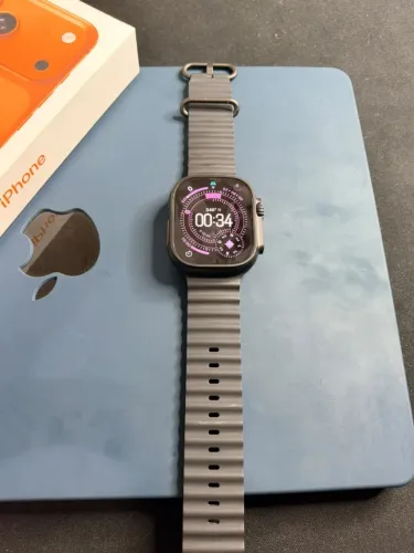 Apple Watch Ultra 3 (49mm) Titânio - Estado de Novo / Bateria 100%