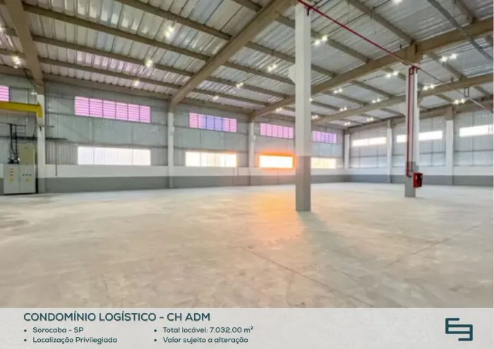 Galpão para locação na cidade de Sorocaba - SP