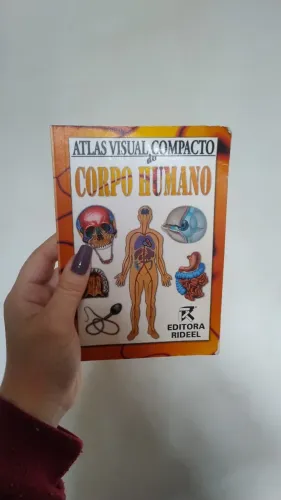 Atlas visual compacto do corpo humano - Editora Rideel