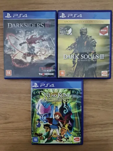 Lote 03 Jogos de PS4 PlayStation 4 Ps5