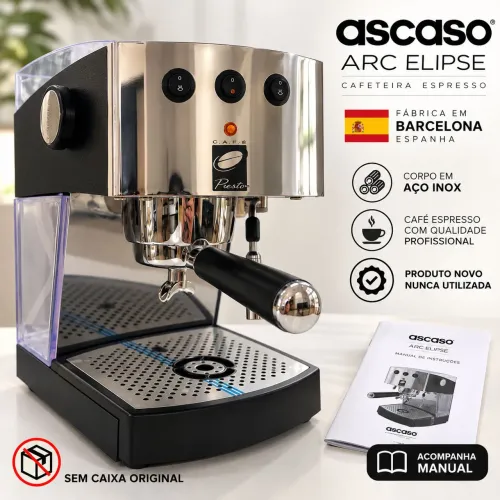 Cafeteira Espresso Ascaso Arc Elipse 110V Nova Importada Espanha