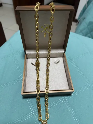 Corrente de ouro 18k zerada!!