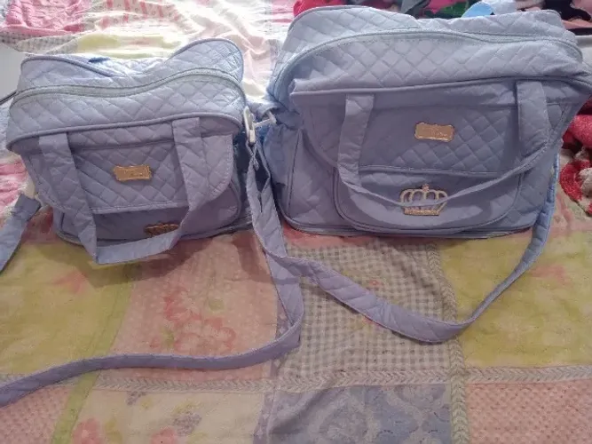 Bolsas maternidade azul claro